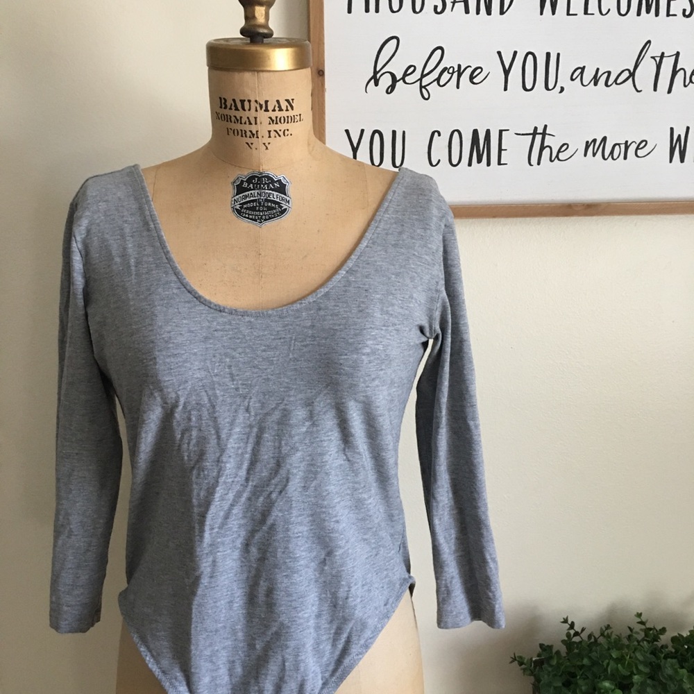 Gray Bodysuit